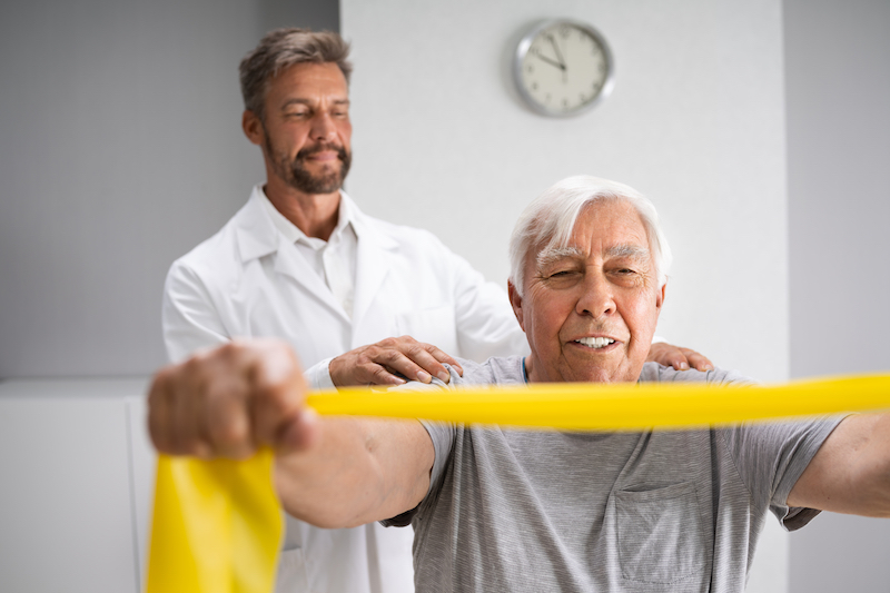 physical therapy for a frozen shoulder